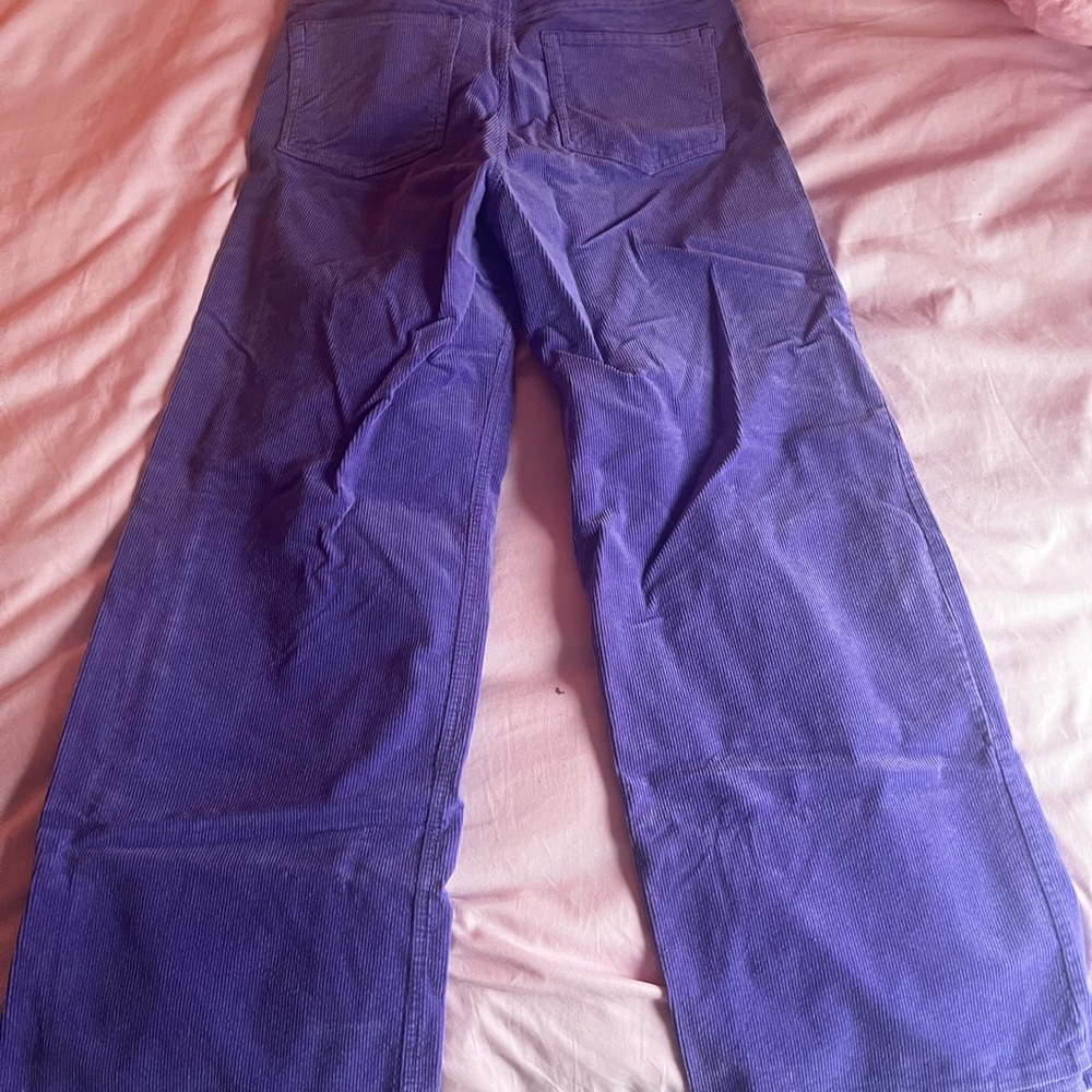 Divided Purple Corduroy Trousers